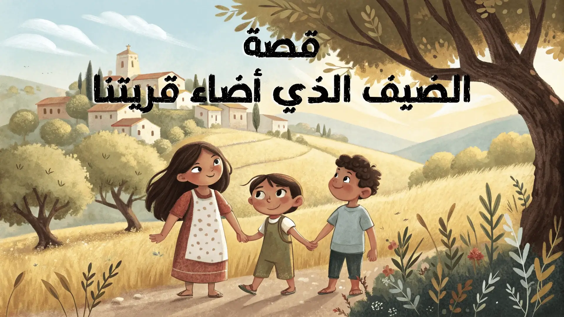 قصص للأطفال الضيف الذي أضاء قريتنا