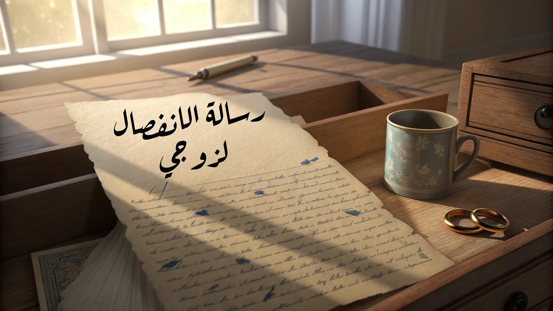قصة واقعية :قصة رسالة انفصال زوجين تتحول إلى بداية جديدة